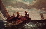 Winslow Homer Wind sail china oil painting artist